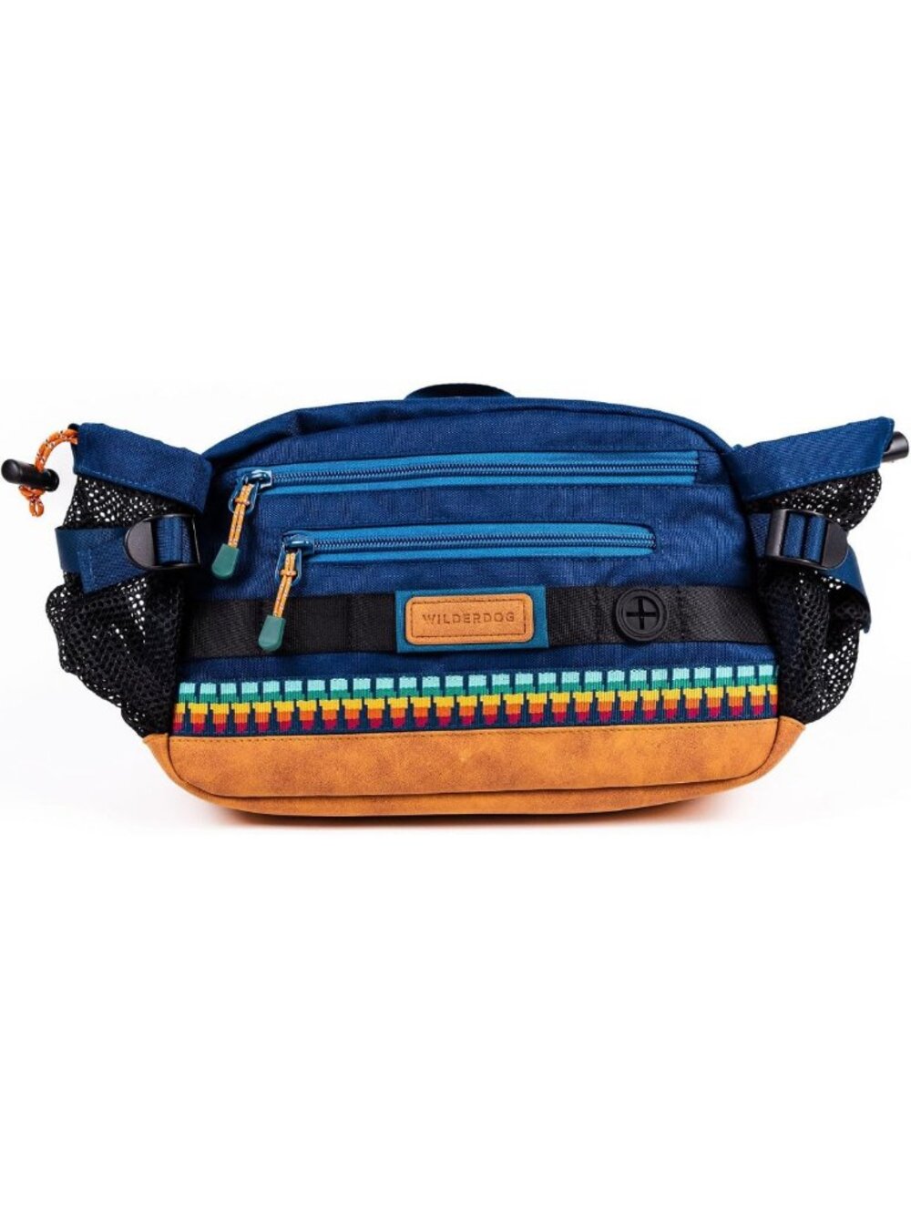 Large Hip Pack with 3L Capacity, Mesh Water Bottle Pockets & Adjustable Straps